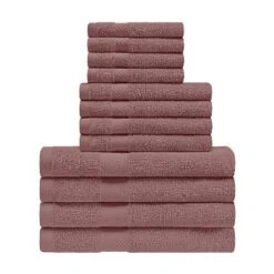 Modern Eco-Friendly Cotton Absorbent 12-Piece Assorted Towel Set - Blue Nile Mills -Lunara Bath Store GUEST 00c9302e c356 49da bd13 5e259af6cdf9