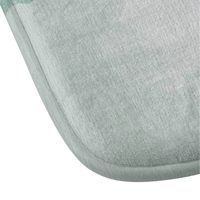 Abstract Floral Memory Foam Bath Mat Pink - Deny Designs 4 Abstract Floral Memory Foam Bath Mat Pink - Deny Designs - Image 2