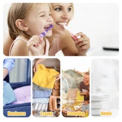 Unique Bargains Portable Toothbrush Cases Traveling Toothbrush Holders Case Plastic 8.46"x1.18"x1.14" 1 Pcs -Lunara Bath Store GUEST 037a7fca fee8 4085 9310 1829c0b87836
