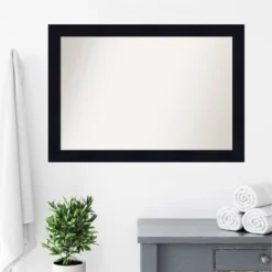 40" X 28" Non-Beveled Shiplap Navy Wood Bathroom Wall Mirror - Amanti Art 15 40" X 28" Non-Beveled Shiplap Navy Wood Bathroom Wall Mirror - Amanti Art -Lunara Bath Store GUEST 03d261ed a456 400b 8248 84cc20ca27d1