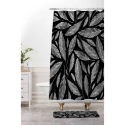 Heather Dutton Float Black Bath Mat Black - Deny Designs