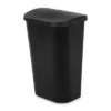 Sterilite 11.3 Gallon D Shape Flat Side Lift Top Lid Wastebasket Trash Can For Kitchen, Home Office, And Garage, Or Workspace, Black (18 Pack) 2 Sterilite 11.3 Gallon D Shape Flat Side Lift Top Lid Wastebasket Trash Can For Kitchen, Home Office, And Garage, Or Workspace, Black (18 Pack) -Lunara Bath Store GUEST 06ec1703 7b1a 4077 9182 e66ba3b93298