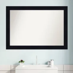 40" X 28" Non-Beveled Shiplap Navy Wood Bathroom Wall Mirror - Amanti Art 16 40" X 28" Non-Beveled Shiplap Navy Wood Bathroom Wall Mirror - Amanti Art -Lunara Bath Store GUEST 0b2f148f e7ac 4a47 8446 16327ecad90e