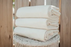 Anact Hemp And Organic Cotton Fast Drying Bath Towel 2pk