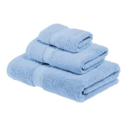 Premium Cotton 800 GSM Heavyweight Plush Luxury 3 Piece Bathroom Towel Set By Blue Nile Mills -Lunara Bath Store GUEST 12640176 c946 47f6 97e1 7bf003d57dd6
