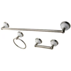3pc Victorian Towel Bar Bathroom Hardware Set - Kingston Brass -Lunara Bath Store GUEST 14bf978f 3078 4b79 a268 61085fa85c8a