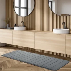 PiccoCasa Absorbent Soft Long Washable Non-Slip Memory Foam Bath Tub Mat Floor Runner Rug -Lunara Bath Store GUEST 14ccb03f 0dc0 45a1 a3f3 a2e283a2c991