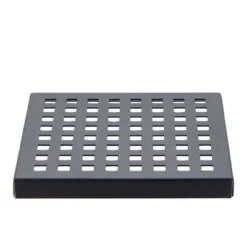 Built Industrial 5.8-Inch Stainless Steel Square Shower Drain Cover For Bathrooms, Showers, And Sinks, Floor Drain With 2 In Bottom Outlet Matte Black -Lunara Bath Store GUEST 14f68d41 77d6 4e96 8afc ecb32d11f84c