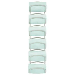 MDesign Metal Wall Mount Bathroom Towel Rack Holder, 6 Levels -Lunara Bath Store GUEST 1d5103a4 f704 4e49 a309 b9ac3cec0292