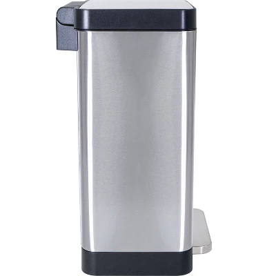 Hefty 52.2L Stainless Waste Step Trash Can 4 Hefty 52.2L Stainless Waste Step Trash Can - Image 2