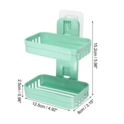 Unique Bargains Plastic Soap Dish Keep Soap Dry Soap Cleaning Storage Drill Free Soap Holder For Home Bathroom Kitchen 1 Pc -Lunara Bath Store GUEST 1f16b629 66f7 4b11 82c7 9066852e2d1a