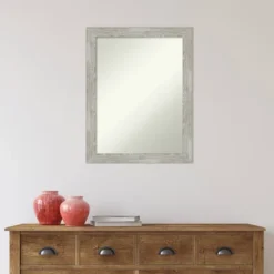 22" X 28" Non-Beveled Dove Narrow Bathroom Wall Mirror Gray Wash - Amanti Art 15 22" X 28" Non-Beveled Dove Narrow Bathroom Wall Mirror Gray Wash - Amanti Art -Lunara Bath Store GUEST 1f5bb71e 2390 4232 8210 70c904090f21
