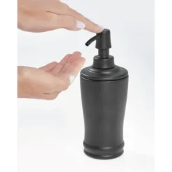Olivia Tall Soap Pump Matte Black - IDESIGN -Lunara Bath Store GUEST 214f8dd8 0017 4374 8a2f 6b9fcb89506e