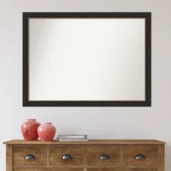 42" X 31" Non-Beveled Accent Narrow Bathroom Wall Mirror Bronze - Amanti Art 15 42" X 31" Non-Beveled Accent Narrow Bathroom Wall Mirror Bronze - Amanti Art -Lunara Bath Store GUEST 27333984 3776 468b 902e 10e9e8ed61d0