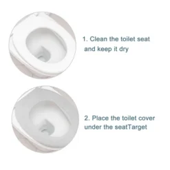 Unique Bargains Stretchable Thicker Toilet Seat Cover Pad Lid Bathroom Warmer Soft Washable Reusable -Lunara Bath Store GUEST 2750e46a 138a 445b adf7 d19b4fa0b41e