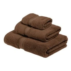 Premium Cotton 800 GSM Heavyweight Plush Luxury 3 Piece Bathroom Towel Set By Blue Nile Mills -Lunara Bath Store GUEST 285479cd c823 4e39 83f6 f4974db28127