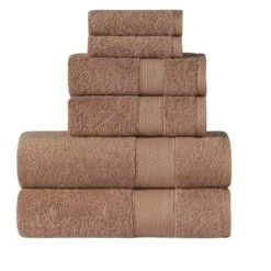 Classic Turkish Towels Set Of Eight Madison Collection, 2 Bath Towels, 2 Hand Towels, And 2 Wash Cloths And 2 Bath Mats -Lunara Bath Store GUEST 30719f87 4584 467e b43b 29cdb3f38012