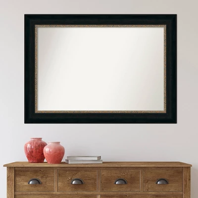 43" X 31" Non-Beveled Paragon Bathroom Wall Mirror Bronze - Amanti Art 8 43" X 31" Non-Beveled Paragon Bathroom Wall Mirror Bronze - Amanti Art - Image 6