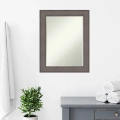 Amanti Art Country Barnwood Petite Bevel Wood Bathroom Wall Mirror 29 X 23 In. 17 Amanti Art Country Barnwood Petite Bevel Wood Bathroom Wall Mirror 29 X 23 In. -Lunara Bath Store GUEST 391ead71 3655 4cc2 8384 de2d526afe99