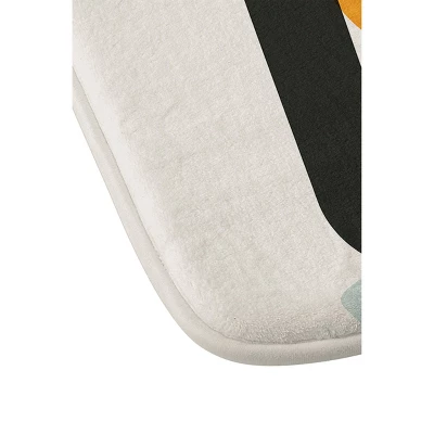 Domonique Brown Memory Foam Bath Mat Orange - Deny Designs 4 Domonique Brown Memory Foam Bath Mat Orange - Deny Designs - Image 2