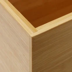 Casafield Bamboo Waste Basket, Rectangular Narrow Trash Can For Bathroom, Bedroom, Office -Lunara Bath Store GUEST 3dffd538 f489 4989 b46a 7f68ae943f7f