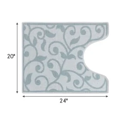 Sussexhome- Machine Washable & Absorbent Cotton Bath Rug - 20" X 24" -Lunara Bath Store GUEST 3ef7fb10 72b5 4d94 93b6 f43da04db152