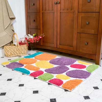 24"x36" Pebbles Brights Bath Rug - Chesapeake Merch Inc. 3 24"x36" Pebbles Brights Bath Rug - Chesapeake Merch Inc.