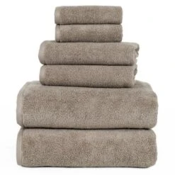 6pc Solid Bath Towels And Washcloths - Yorkshire Home -Lunara Bath Store GUEST 4436891a bb98 4cd9 a5f1 c0ab6ebdbdf0