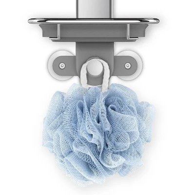 Simplehuman Over Door Shower Caddy Stainless Steel/Anodized Aluminum Silver 5 Simplehuman Over Door Shower Caddy Stainless Steel/Anodized Aluminum Silver - Image 3