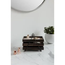 Terrace Jewelry Storage Box Black/Walnut - Umbra -Lunara Bath Store GUEST 4723e4d3 63d4 426a 9e78 5294396233a7
