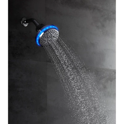 2.5 GPM Four Function Wall Mount Wave Sensor Shower Head With Temp LED - Tosca 6 2.5 GPM Four Function Wall Mount Wave Sensor Shower Head With Temp LED - Tosca - Image 4