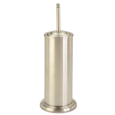 Toilet Plunger With Decorated Rim Stainless Steel - Bath Bliss