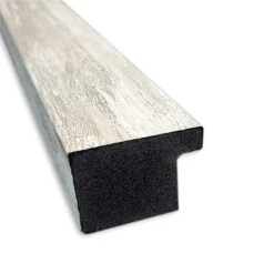 38" X 26" Non-Beveled Crackled Narrow Bathroom Wall Mirror Metallic Silver - Amanti Art