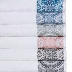 Medallion Ultra-Soft Cotton Highly Absorbent 3 Piece Jacquard Towel Set By Blue Nile Mills -Lunara Bath Store GUEST 4afd41fd 7267 4c81 a1d4 9a683c7ceb8f