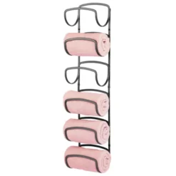 MDesign Metal Wall Mount Bathroom Towel Rack Holder, 6 Levels -Lunara Bath Store GUEST 4e259997 cd71 4345 bb70 ae894521eb5f