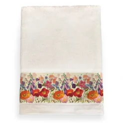Laural Home Couleur Printemps 27"W X 51"L Bath Towel