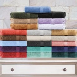 Premium Cotton 800 GSM Heavyweight Plush Luxury 3 Piece Bathroom Towel Set By Blue Nile Mills -Lunara Bath Store GUEST 4f1b16e0 69e5 468d b237 074502259dfc