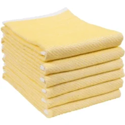 KAF Home Reversible Terry Web Kitchen Towels | Set Of 6 18 X 28 Inch Absorbent, Durable, Beautiful, And Luxuriously Soft Kitchen Towels -Lunara Bath Store GUEST 5565cfbe dcf4 4b6c afc6 741c2b3abc67