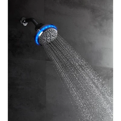 2.5 GPM Four Function Wall Mount Wave Sensor Shower Head With Temp LED - Tosca 7 2.5 GPM Four Function Wall Mount Wave Sensor Shower Head With Temp LED - Tosca - Image 5