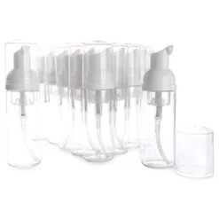 Bright Creations 24 Pack Clear Plastic Foam Soap Dispenser Bottle (50 Ml) -Lunara Bath Store GUEST 5a081acc 5c82 48db b822 a8133c7a030a