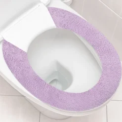 Unique Bargains Washable Reusable Bathroom Soft Warmer Toilet Seat Cover Pad Cushion Lid With Snap 1 Pcs -Lunara Bath Store GUEST 60bc94b7 29ae 46a0 852b c9041dc2777b