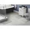 4pc Shaggy Nylon Washable Bathroom Rug Set Gray - Garland Rug -Lunara Bath Store GUEST 6433bbc1 4708 43f7 a362 edcb74995534