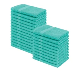 Absorbent Eco-Friendly Cotton 24-Piece Face Towel Set By Blue Nile Mills 24 Absorbent Eco-Friendly Cotton 24-Piece Face Towel Set By Blue Nile Mills -Lunara Bath Store GUEST 64bd24f8 b074 41bd b728 b40063076f36