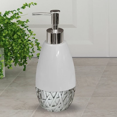 Bali Resin Tall Liquid Soap Dispenser - Nu Steel 6 Bali Resin Tall Liquid Soap Dispenser - Nu Steel - Image 4