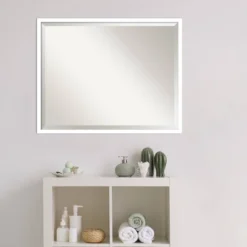 29" X 23" Svelte Framed Bathroom Vanity Wall Mirror White - Amanti Art 11 29" X 23" Svelte Framed Bathroom Vanity Wall Mirror White - Amanti Art -Lunara Bath Store GUEST 6e9ad70f b485 48d1 a073 33c1cd4026a6