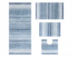 Gradiation Rug Collection Cotton Tufted Set Of 4 Bath Rug Set - Home Weavers
