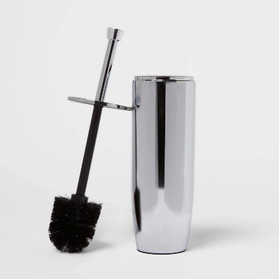 Solid Modern Toilet Brush Chrome - Threshold™ 4 Solid Modern Toilet Brush Chrome - Threshold™ - Image 2