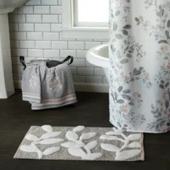 Greenhouse Leaves Bath Towel Gray - SKL Home -Lunara Bath Store GUEST 6fc8a448 80a5 4dba bcdd f88b0e211c9a