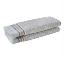 2pc Subtle Striped Hand Towel Set - SKL Home -Lunara Bath Store GUEST 703ba78b afc6 481a b673 0ea19337212e