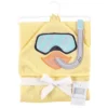Hudson Baby Infant Unisex Cotton Animal Face Hooded Towel, Scuba Duck, One Size